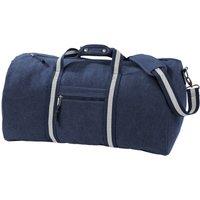 Quadra Men's Vintage Canvas Duffle Bag in Navy