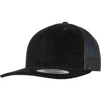 Flexfit by Yupoong Men's Corduroy Retro Trucker Cap in Black