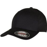 Yupoong Men's Flexfit Polyester Baseball Cap in Black | Size: Large/XL