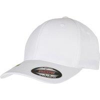 Yupoong Men's Flexfit Polyester Baseball Cap in White | Size: Large/XL
