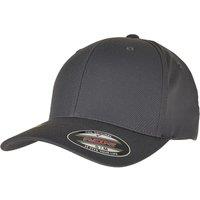 Yupoong Men's Flexfit Polyester Baseball Cap in Dark Grey | Size: S/M
