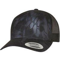 Flexfit Men's Kryptek Retro Trucker Cap in Black