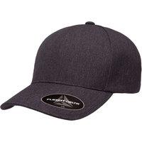 Yupoong Men's Flexfit Delta Melange Carbon Baseball in Charcoal | Size: S/M