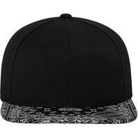 Flexfit Men's Bandana Snapback Cap in True Black