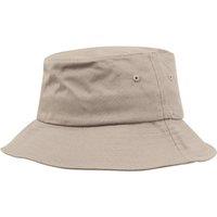 Flexfit by Yupoong Men's Cotton Twill Bucket Hat in Khaki