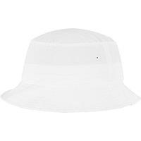 Flexfit by Yupoong Men's Cotton Twill Bucket Hat in White