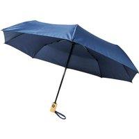 Avenue Men's Bo Foldable Auto Open Umbrella in Navy
