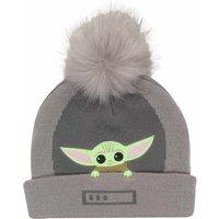 Star Wars Men's Grogu In The Crib Beanie in Grey