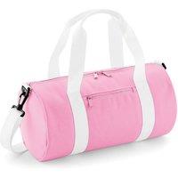 Bagbase Men's Mini Barrel Bag Pack of 2 in Light Pink