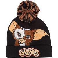 Gremlins Men's Gizmo Faux Fur Pom Pom Beanie in Black