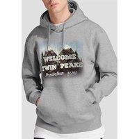Twin Peaks Welcome To Hoodie, Athletic Heather in Grey | Size: Medium