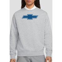 Other Chevrolet Simple Vintage Bowtie Sweatshirt, Athletic Heather in Grey | Size: Small