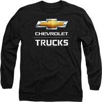 Chevrolet Trucks Long Sleeve T-Shirt, Black | Size: Small