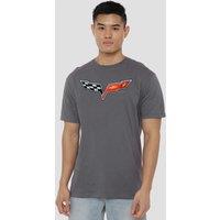 Chevrolet The Vette Medallion T-Shirt, Charcoal | Size: Small