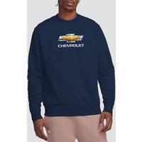 Other Chevrolets Chevy Bowtie Stacked Sweatshirt, Navy | Size: Large