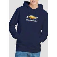 Other Chevrolets Chevy Bowtie Stacked Hoodie, Navy | Size: Large