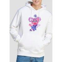 Sesame Street Furry Friends Forever Abby Cadabby Hoodie, White | Size: Medium
