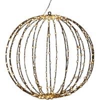 Samuel Alexander 40cm Light up Christmas Twinkle Orb with 240 Warm White LEDs in Black