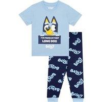 Bluey Boy's Long Dog Pyjamas in Blue | Size: 18-24 m
