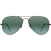 Ray-Ban Men's Aviator Silver Polarized Green Silver Mirror Aviator 3025 Sunglasses