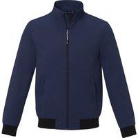 Elevate Men's Keefe Bomber Jacket in Navy | Size: Large