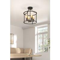 Metal Cage Ceiling Light