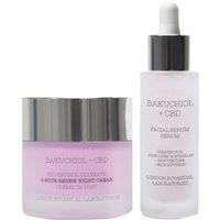 London Botanical Laboratories Bakuchiol Gift Set ( Serum + Moisturiser ) in Purple