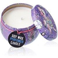 KDMD Art Tin Candle - Assorted Design - Sea life - Rasberry in Purple