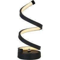 Lighting Collection Rechargeable Black Sculptural LED TL