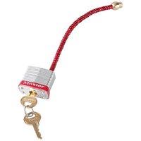 Master Lock Lockout Padlock With Flexible Braided Steel Cable Shackle