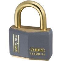 ABUS Mechanical T84mb Series Rustproof Padlock in Grey