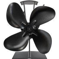 OKO Bio Ethanol Fires OKO Premium Heat Powered Stove Fan in Black