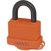 ABUS Mechanical 70al Series Aluminium Padlock in Orange