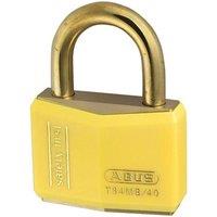 ABUS Mechanical T84mb Series Rustproof Padlock in Yellow