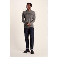 TOG24 Men's 'Leonard' Chunky Knitted Jumper in Grey | Size: 2XL