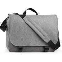 Bagbase Men's Two-tone Digital Messenger Bag (Up To 15.6inch Laptop Compartment) Pack of 2 in Grey
