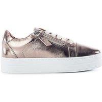 Moda In Pelle Women's 'Abbiy' Leather Casual Trainers in Metallics | Size: 3