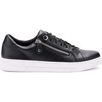 Hotter Women's Wide Fit 'Leonie' Trainers in Black | Size: 5.5