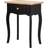 Nordlys Bedside Table Night Stand Classic in Wood in Black