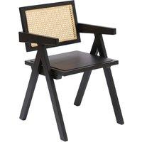 Nordlys Scandinavian Solid Wood Dining Room Chair in Black