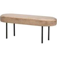 Nordlys Scandinavian Design Bench Metal Legs in Beige