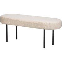 Nordlys Scandinavian Design Bench Metal Legs in White