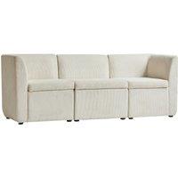 Nordlys 3-Seater Sofa with Beige Fabric