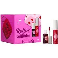 Benefit Women's Rollin with Benetint Cheek & Lip Tint & Limited Edition Lip Oil Duo with Beauty Bag