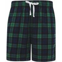 SF Men's Tartan Lounge Shorts in Navy | Size: XS
