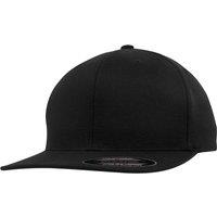 Flexfit by Yupoong Men's Flat Visor Cap in Black | Size: S/M