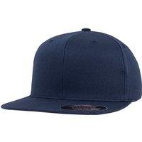 Flexfit by Yupoong Men's Flat Visor Cap in Navy | Size: Large/XL
