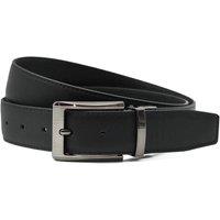 XPOSED Men's Reversible & Leather Belt in Black | Size: 125 cm