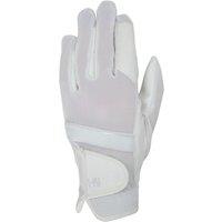 Hy5 Men's Pro Performance Riding Gloves in White | Size: XL