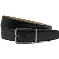 XPOSED Men's Reversible & Leather Belt in Black | Size: 120 cm